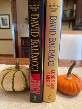 David Baldacci Hardcover Book Set of 2: Mercy and Long Road to Mercy